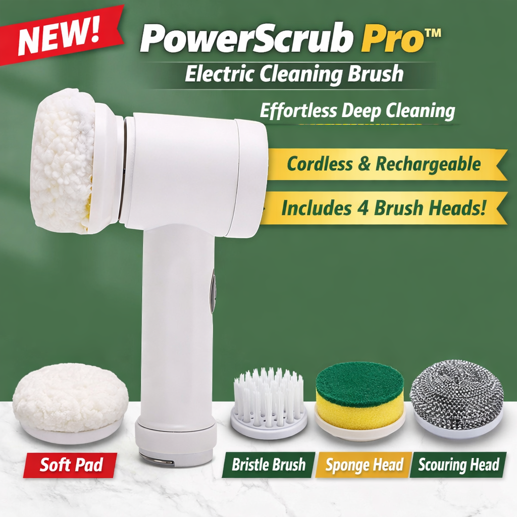 PowerScrub Pro™ Electric Cleaning Brush