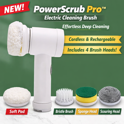 PowerScrub Pro™ Electric Cleaning Brush