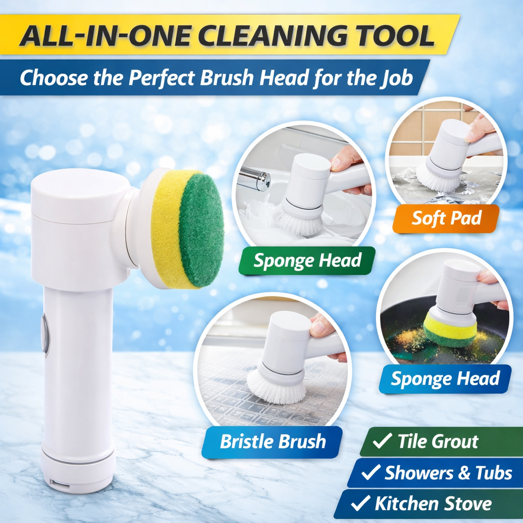 PowerScrub Pro™ Electric Cleaning Brush