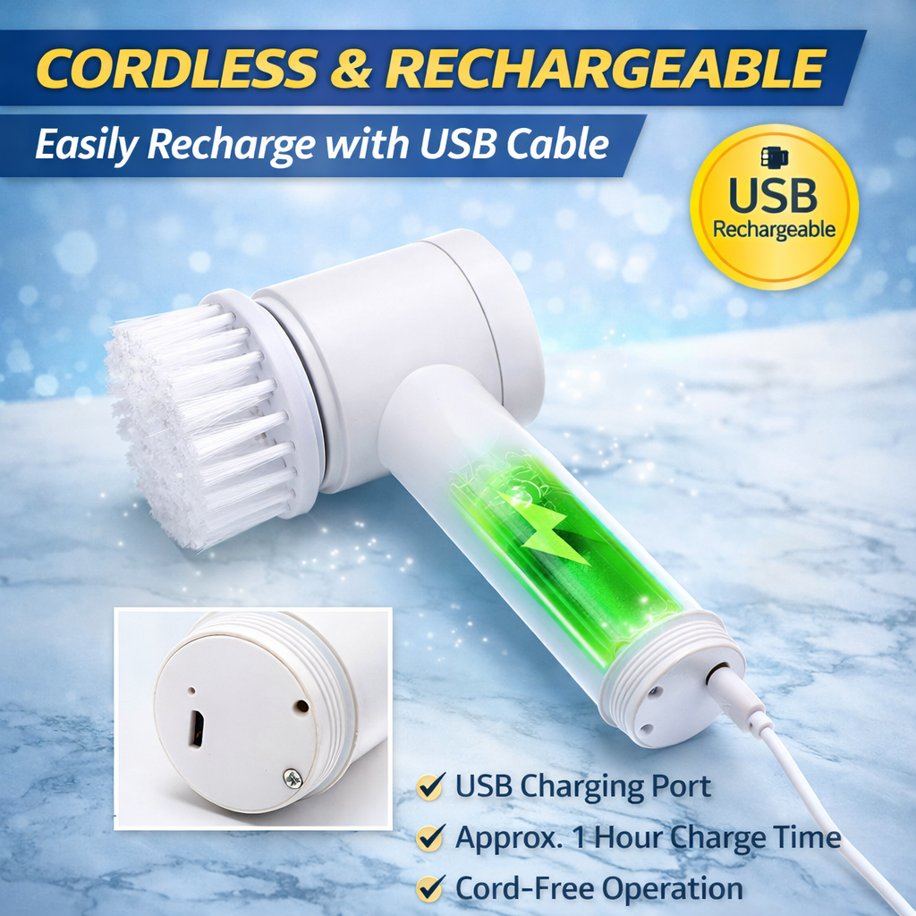 PowerScrub Pro™ Electric Cleaning Brush