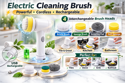 PowerScrub Pro™ Electric Cleaning Brush