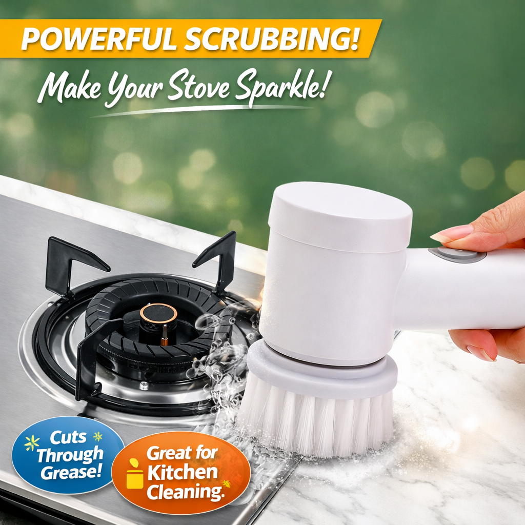 PowerScrub Pro™ Electric Cleaning Brush