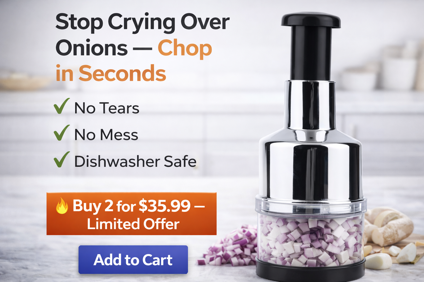 Multi-Use Veggie Chopper & Dicer — Fast, Safe & Mess-Free Prep